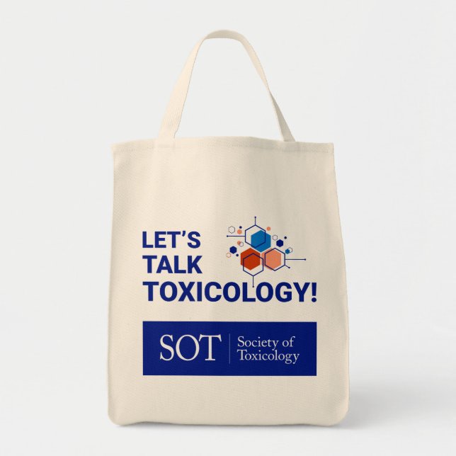 Tote Bag Grocery Fourre-tout - Parlons de toxicologie (Abst (Devant)