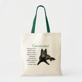 Tote Bag Groenendael Belgique Cheepdog Cadeaux