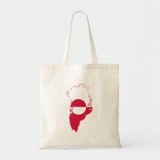 Tote Bag Groenland- drapeau dans le pays