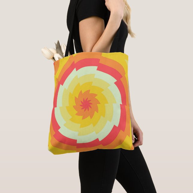 Tote Bag Groove spirale solaire (De près)