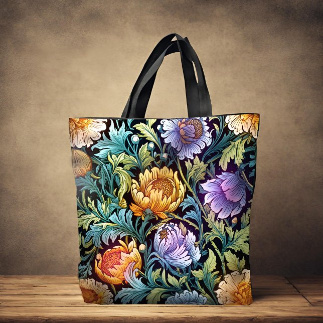 Tote Bag Gros Beaux Chrysanthèmes (Créateur téléchargé)