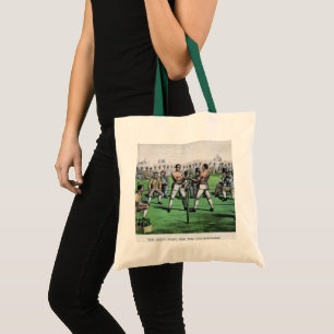 Tote Bag Gros Combat pour le Championnat, Boxe Vintage