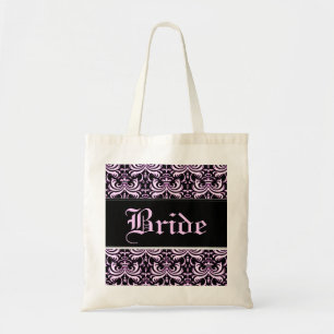 Tote Bag Gros Damas Gras (Rose) (Mariage)
