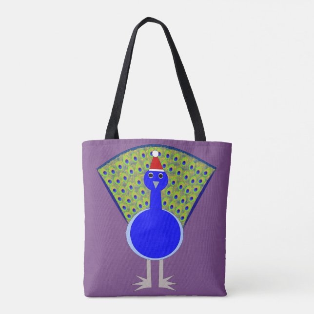 Tote Bag Gros paon de Noël (Dos)