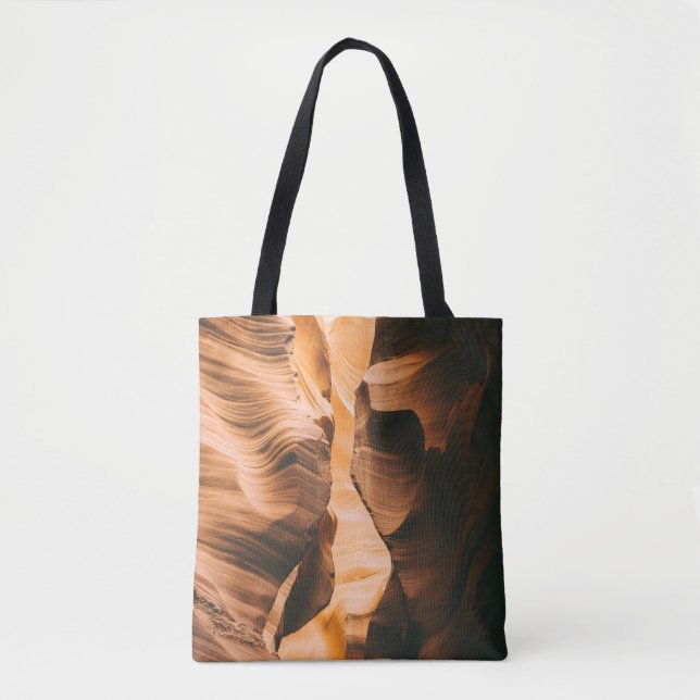 Tote Bag Grotte Brown sous ciel clair (Devant)