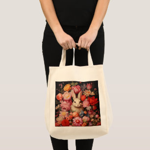Tote Bag Grotte Vintage en gros fleurs