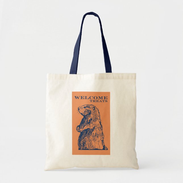 Tote Bag groundhog fourre-tout (Devant)