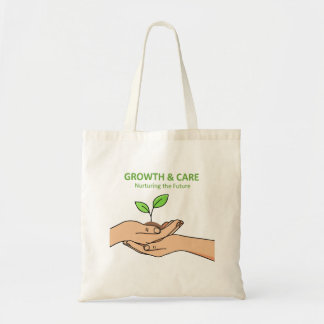 Tote Bag Growth & Care | Nurturing the Future Inspirational