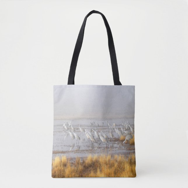 Tote Bag Grues des collines embrumées (Devant)