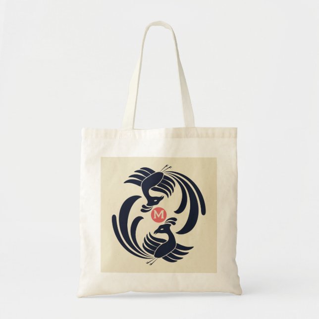 Tote Bag grues doubles vintage (Devant)