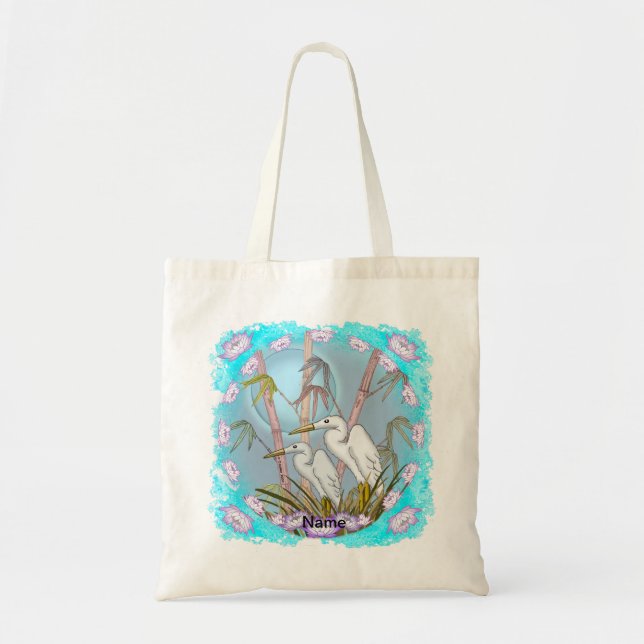 Tote Bag Grues en bambou (Devant)