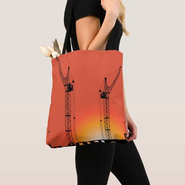 Tote Bag Grues Sur Un Bâtiment (Créateur téléchargé)