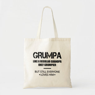 Tote Bag Grumpa Comme Un Grand-Père Régulier Seulement Père