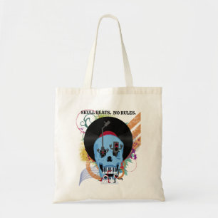 Tote Bag Grunge de musique crâne