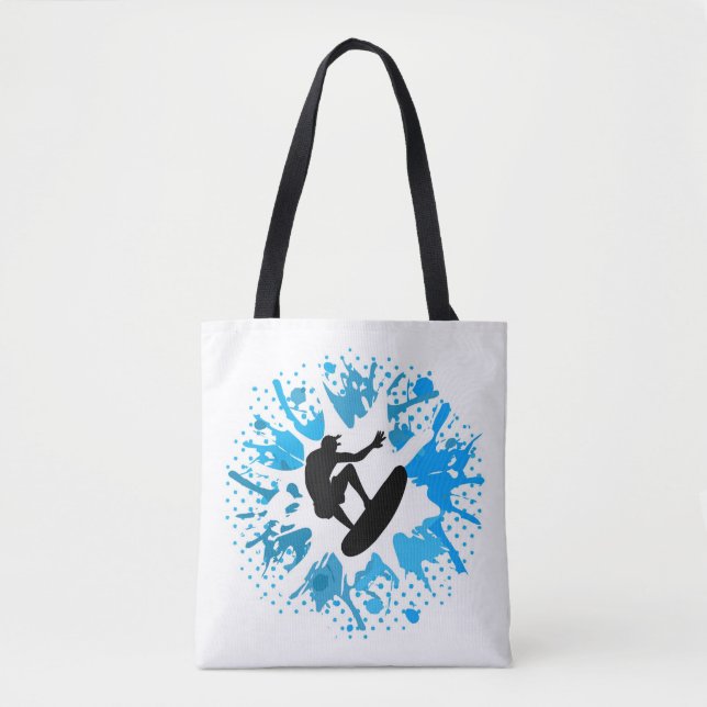 Tote Bag Grunge surfer (Devant)