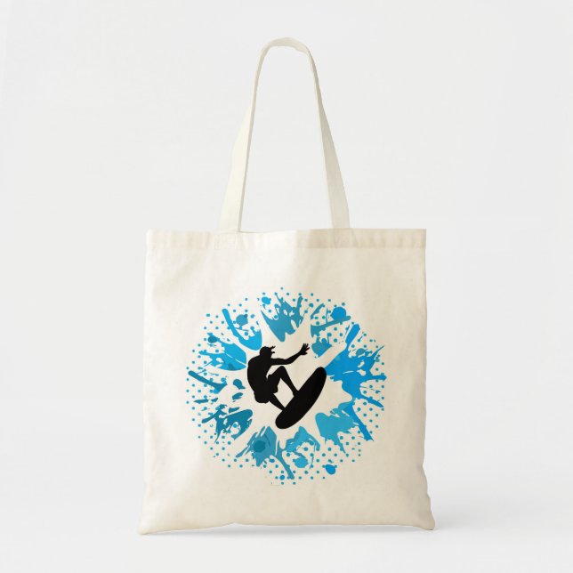 Tote Bag Grunge surfer (Devant)