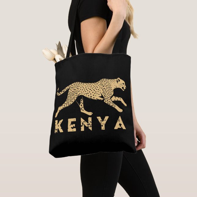 Tote Bag Guépard du Kenya (De près)