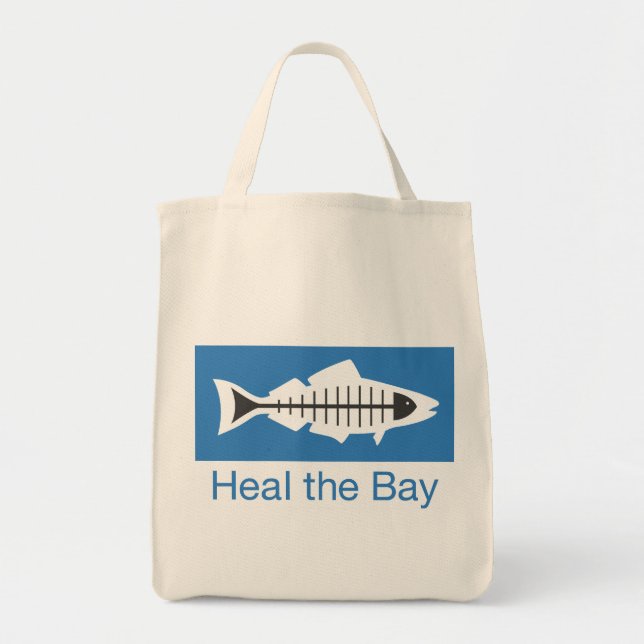 Tote Bag Guérissez le logo de base Fourre-tout de baie (Devant)