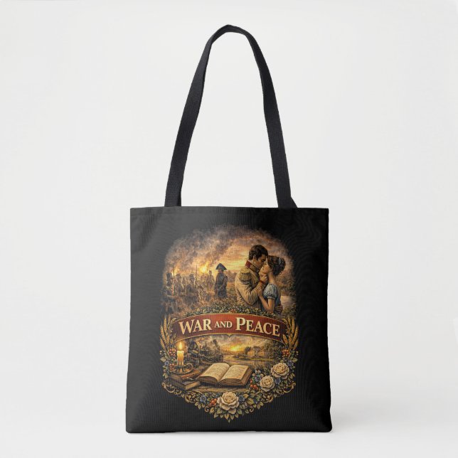 Tote Bag Guerre et Paix (Devant)