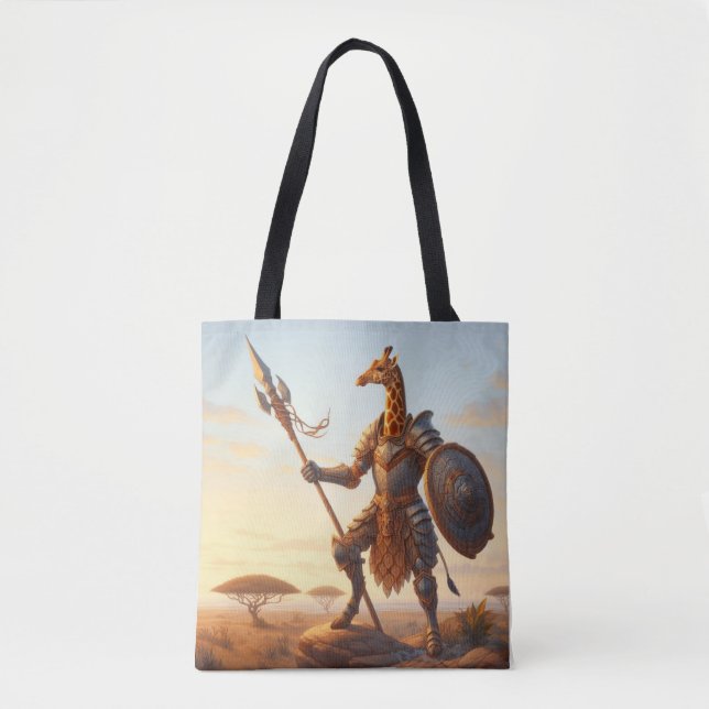 Tote Bag Guerrier de girafe (Devant)