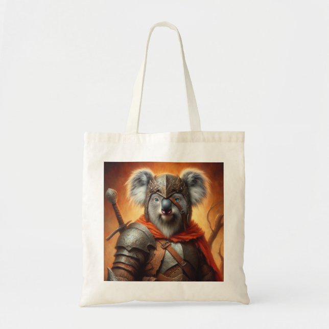 Tote Bag Guerrier de l'Imaginaire de Koala (Devant)