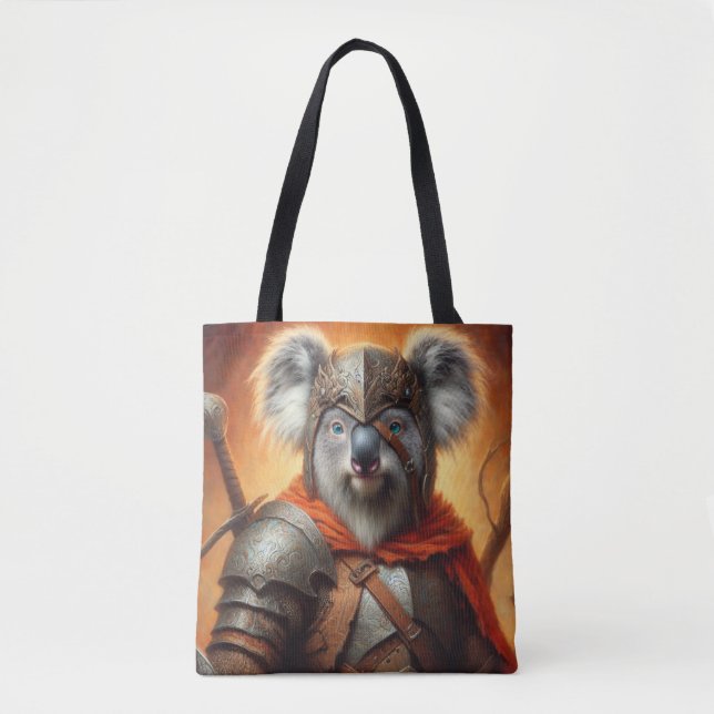 Tote Bag Guerrier de l'Imaginaire de Koala (Devant)