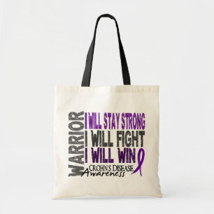 Tote Bag Guerrier de maladie de Crohn