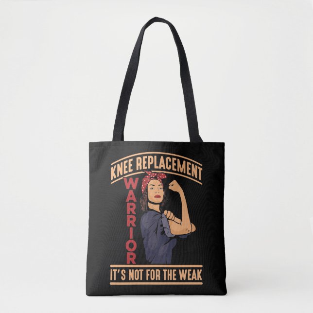 Tote Bag Guerrier de remplacement du genou pour la chirurgi (Devant)