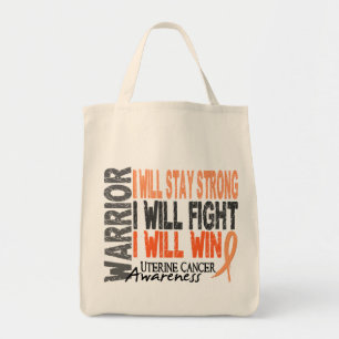 Tote Bag Guerrier du cancer utérin