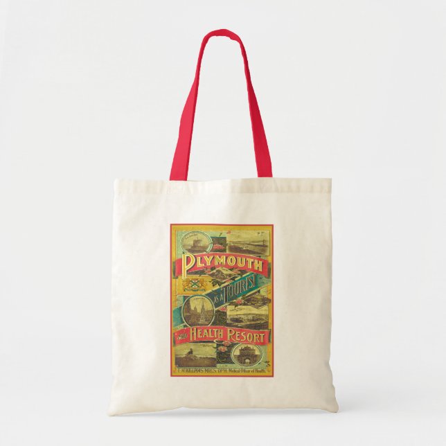 Tote Bag Guide touristique Vintage voyage d'Angleterre Souv (Devant)