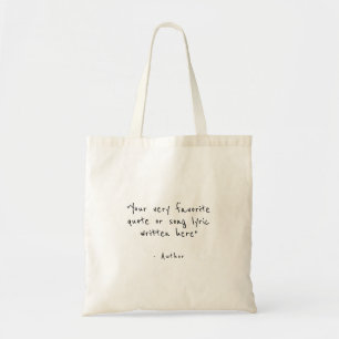 Tote Bag Guillemet personnalisé - créez votre propre