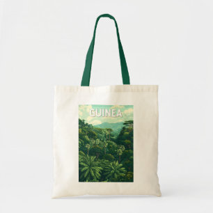 Tote Bag Guinée Illustration Voyage Art Vintage