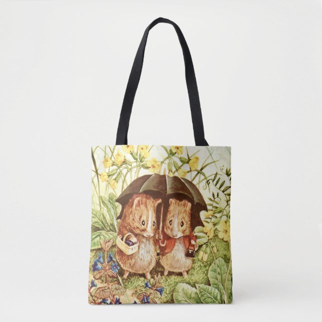 Tote Bag Guinée Pigs Go Shopping par Beatrix Potter (Devant)