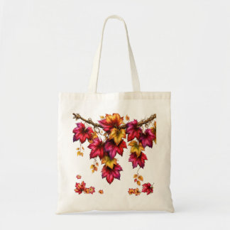 Tote Bag Guirlande de feuilles d'érable d'automne Décoratio