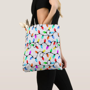 Tote Bag Guirlande de Noël dans la neige