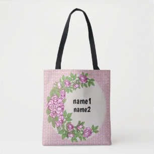 Tote Bag Guirlande de roses