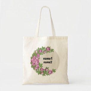 Tote Bag guirlande rose