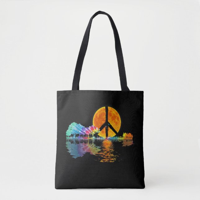 Tote Bag Guitar Lake Shadow (Devant)