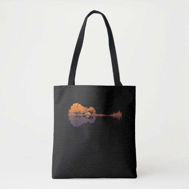 Tote Bag Guitar Lake Shadow (Devant)
