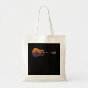 Tote Bag Guitar Lake Shadow