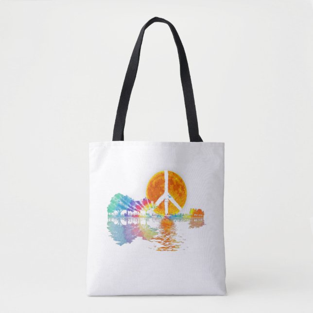 Tote Bag Guitar Lake Shadow (Devant)