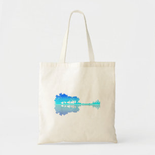 Tote Bag Guitar Lake Shadow Love Guitare Musicien
