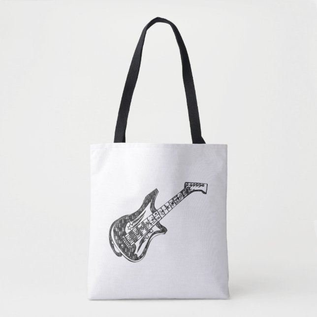 Tote Bag Guitare électrique (Devant)