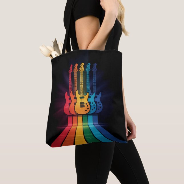 Tote Bag Guitare Lover (De près)