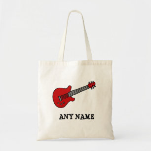 Tote Bag Guitare rouge de Rockin