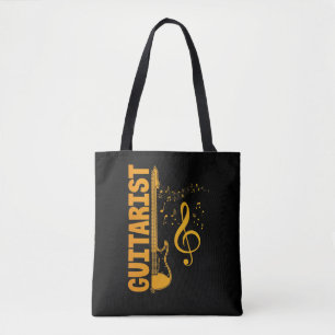 Tote Bag Guitariste de musique guitare