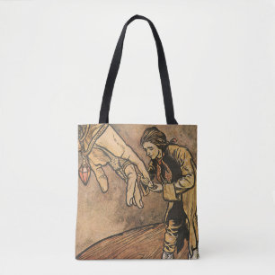 Tote Bag Gulliver's Travels vintage par Arthur Rackham