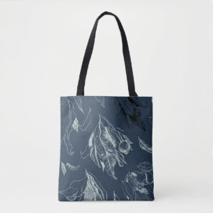 Tote Bag Gumleaves Fourre-tout - bleu et pâle - vert