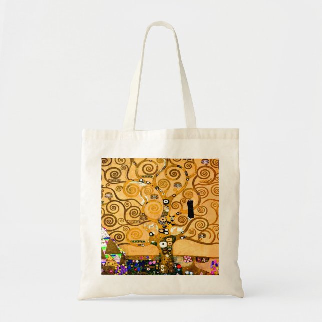 Tote Bag Gustav Klimt Arbre de vie (Devant)