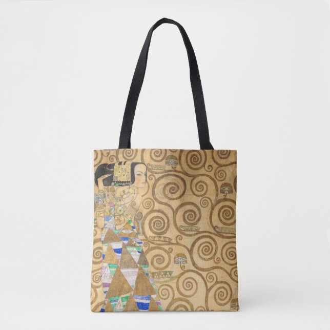 Tote Bag Gustav Klimt - Attente, Stoclet Frieze (Devant)